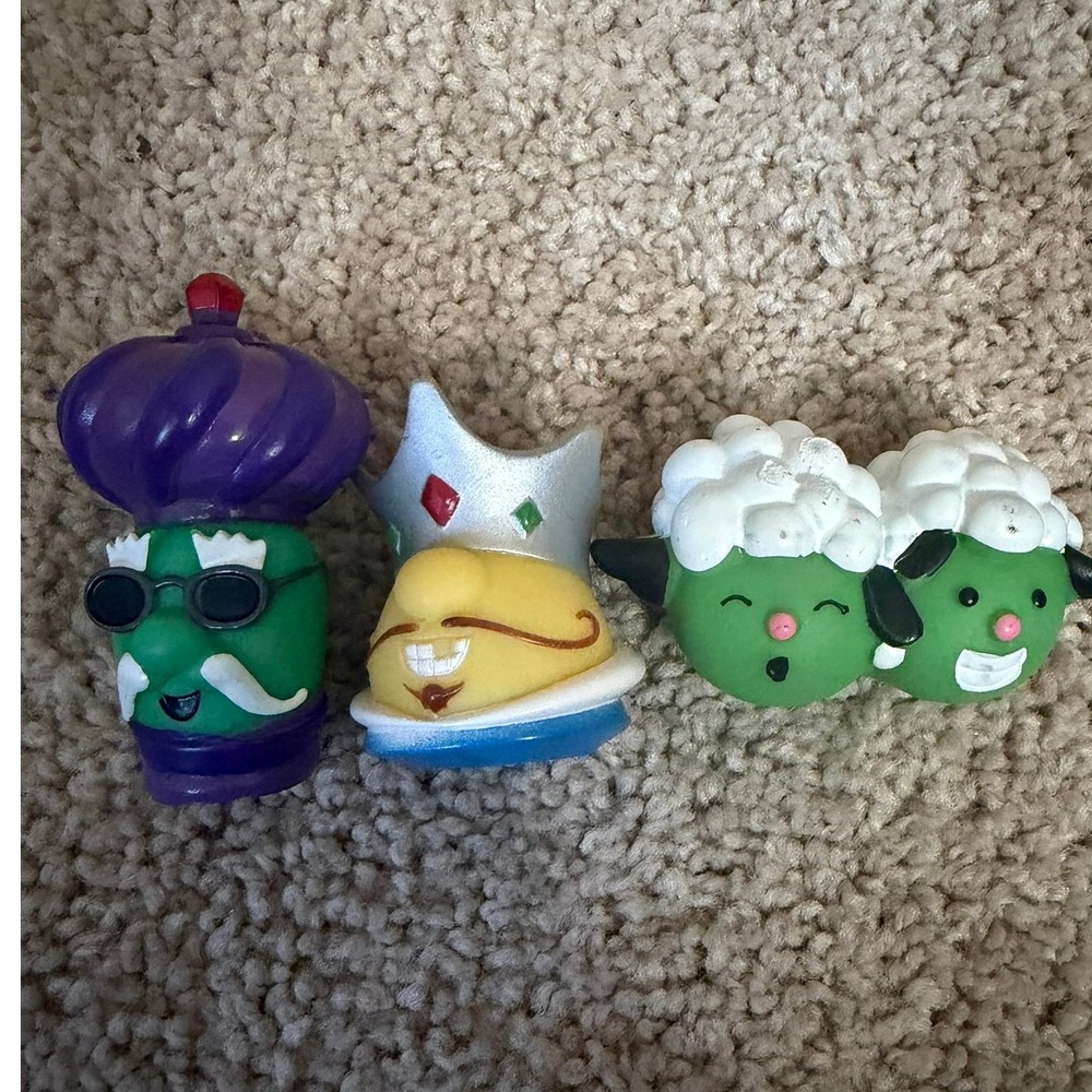 Veggie Tales Nativity Replacement Toys Figures Vintage